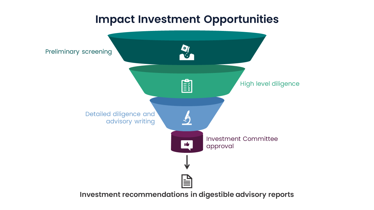 Our Impact Investment Diligence Process